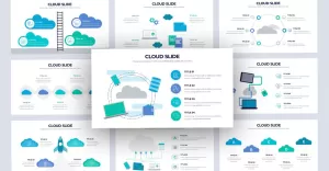 Business Cloud Infographic Keynote Template - TemplateMonster