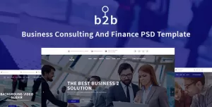 Business Consulting &  Finance, Corporate Template