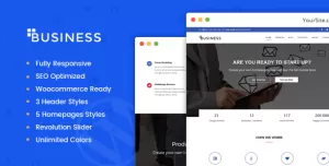 Business - Multi-Purpose Portfolio and Woocommerce WordPress Theme