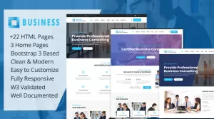 Business Template - Corporate Business and Consulting Template ...