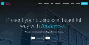 Business-x: WordPress Business Landing Page