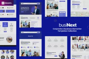 Businext - Corporate Business Elementor Template Kit