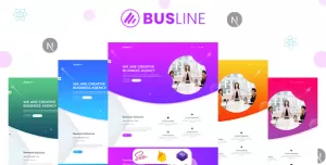 BusLine - React Next Business Landing Page