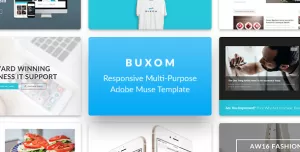 Buxom - Responsive Multi-Purpose Muse Template