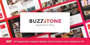 Buzz Stone  Magazine & Viral Blog WordPress Theme