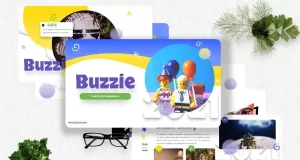 Buzzie - Kids World Powerpoint Template - TemplateMonster