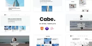 Cabe - Minimal and Clean Personal Blog Template