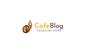 Cafe Blog Logo Design Template Vol 2 - TemplateMonster
