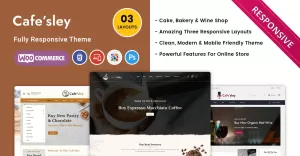 Cafesley - Cafe, Bar and Restraunt Woocommerce Theme