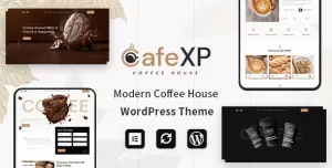 CafeXP  Restaurant & Cafe Shop WordPress Theme
