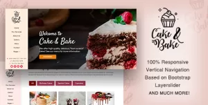 Cake & Bake - Resposive HTML5 Template