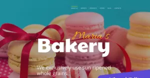 Cakes and Bakery Moto CMS 3 Template - TemplateMonster