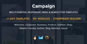 Campaign - Multipurpose Responsive Email Newletter Templates