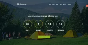 Campines - Kids & Teenagers Bright Summer Camp Joomla Template