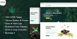 Canabicom - Medical Cannabis HTML Template