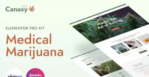 Canaxy - Elementor Pro Medical Marijuana Templates Kit
