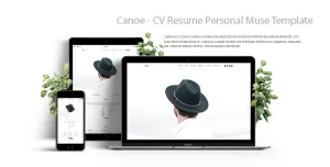 Canoe - CV Resume Personal Muse Template