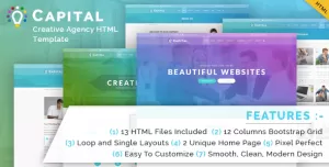 Capital Creative HTML Template