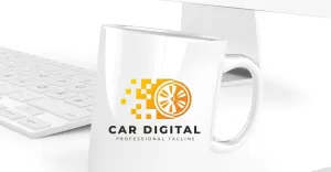 Car Digital Logo Template