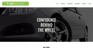 Car Insurance Moto CMS 3 Template
