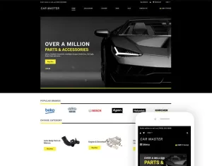 Car Master - Auto Parts Multipage Creative Shopify Theme