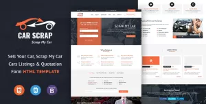 Car Scrap Service HTML Template
