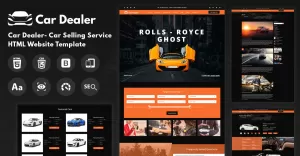 Car Trader Automotive HTML Website Template - TemplateMonster