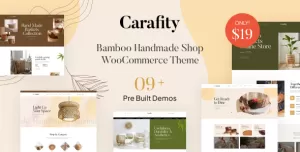 Carafity - Bamboo Handmade Shop WooCommerce Theme