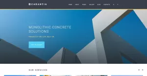 Carantia - Construction company Joomla Template