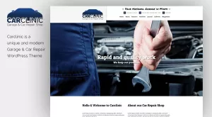 Carclinic - Car Repair WordPress Theme