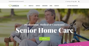 Cared4 - Senior Care Moto CMS 3 Template - TemplateMonster