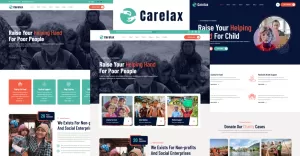 Carelax - NonProfit & Charity Foundation HTML5 Template