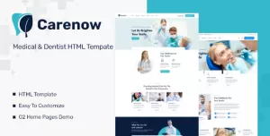 Carenow – Medical & Dentist HTML Tempate