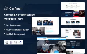 Carfresh - Car Wash Service WordPress Theme - TemplateMonster