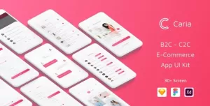 Caria - eCommerce App UI Kit
