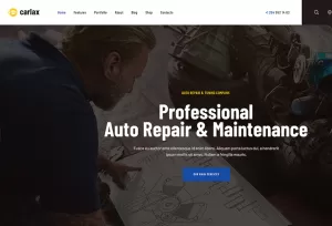 Carlax - Car Parts Store & Auto Service WordPress Theme