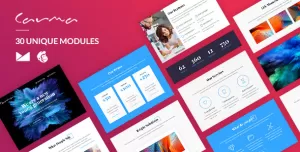 Carma Email-Template + Online Builder