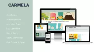 Carmela - Colorful WordPress Theme for Personal Blogs - Themes ...