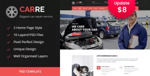 CARRE - Auto Mechanic & Car Repair PSD