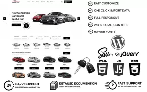 Carren - Car Rental WordPress Theme