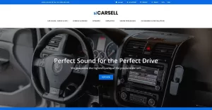 Carsell - Car Audio Multipage Clean OpenCart Template