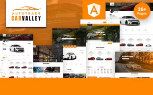 Carvalley  Auto Trade & Listing Directory Angular Website Template