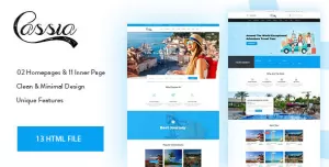 Casia  Travel & Tours Bootstrap4 Template