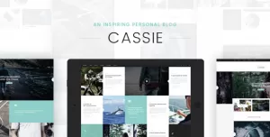 Cassie - An Inspiring Personal Blog PSD Template