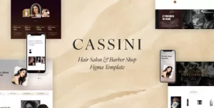Cassini_Hair Salon & Barber Shop Figma Template