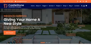 CastleStone - Construction Company HTML5 Website Template