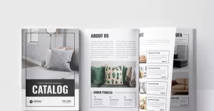 Catalogue template and product catalog design