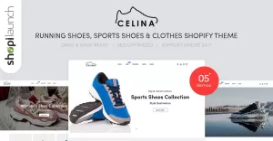Celina - Running Shoes & Sports Clothes Shopify Theme