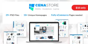 CenaStore - Electronic eCommerce PSD Template