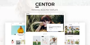 Centor - Personal Blog PSD Template